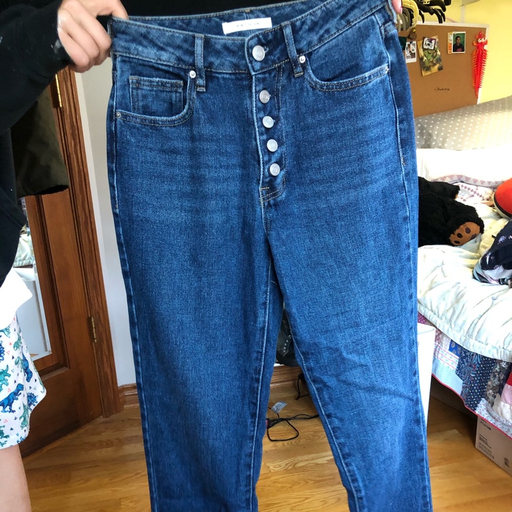 button up jeans
